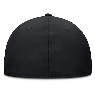 Men's Fanatics Black New York Rangers Fundamentals Ruck Up Flex Hat