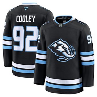 Men's Fanatics Logan Cooley Black Utah Mammoth Home Premium Player Jersey