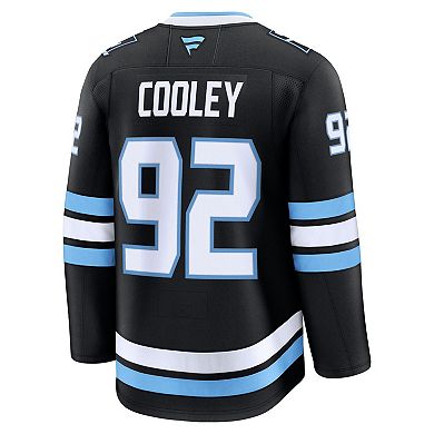 Men's Fanatics Logan Cooley Black Utah Mammoth Home Premium Player Jersey