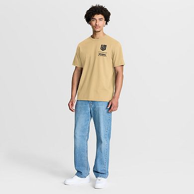 Men's Fanatics Gold Vegas Golden Knights Crash The Net Legacy T-Shirt