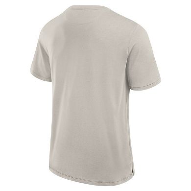 Men's Fanatics Cream Minnesota Timberwolves Crossover Collection Pull Up Jumper Shot Premium T-Shirt
