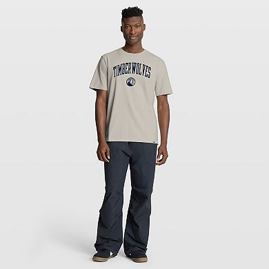 Men's Fanatics Cream Minnesota Timberwolves Crossover Collection Pull Up Jumper Shot Premium T-Shirt