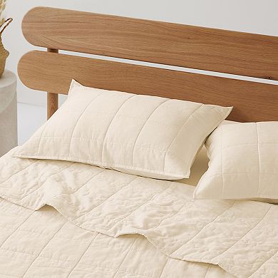 Quilted Sham 2-Pack - King Made With Organic Cotton