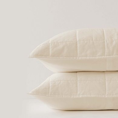Quilted Sham 2-Pack - King Made With Organic Cotton