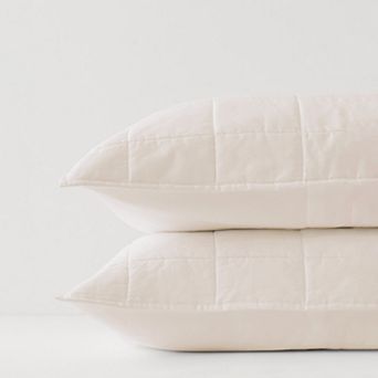 Organic Cotton Quilted Sham 2-Pack