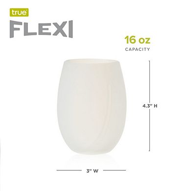 Flexi Clear Aerating Silicone Cups 2 Pack by True