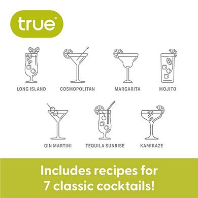 Glass Recipe Shaker by True