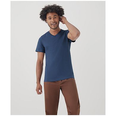 Organic Softspun V-neck Tee