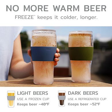 Beer FREEZE™ in (set of 4-2 Black + 2 Gray) in SIOC Pkg by H