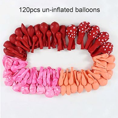 Strawberry Party Balloon Garland Kit with 25-inch Strawberry Foil Balloons for Themed Birthday Fun