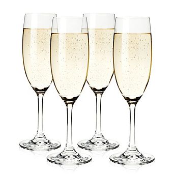 Cuvée Set of 4 Champagne Flutes by True