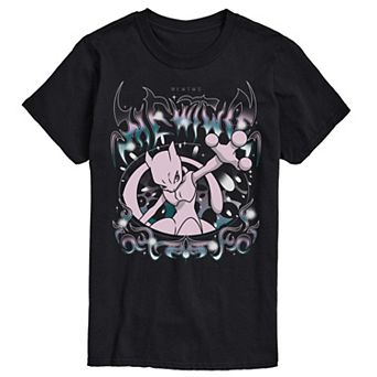 Men's Pokémon Mewtwo Grunge Graphic Tee