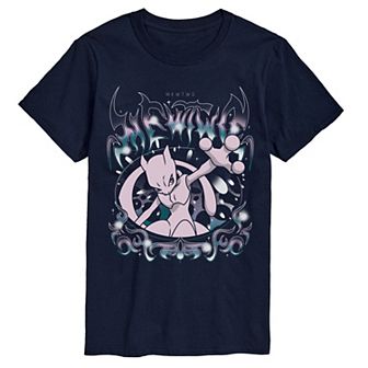 Men's Pokémon Mewtwo Grunge Graphic Tee