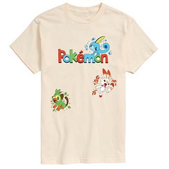Men's Pokémon Gen 8 Starters Sword & Shield Graphic Tee
