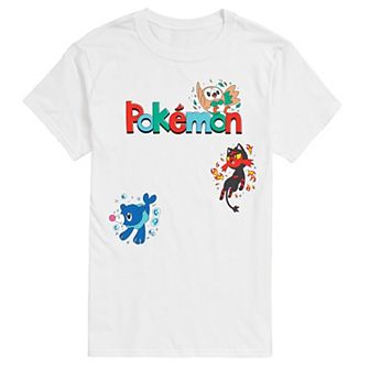 Men's Pokémon Gen 7 Starters Graphic Tee