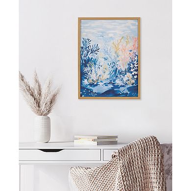 Gallery Underwater Ocean Landscape Print by The Creative Bunch Studio