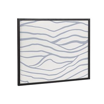 Gallery Simple Elegant Coastal Waves Print by The Creative Bunch Studio