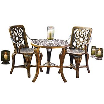 BrylaneHome 3 pc Bistro Set
