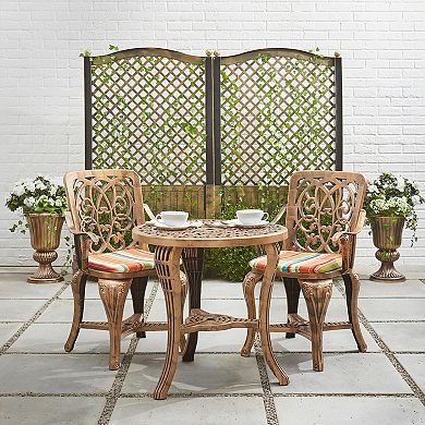 BrylaneHome 3 Piece Bistro Set