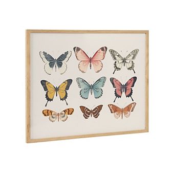Gallery Vintage Style Muted Pastel Butterflies II Print by The Creative Bunch Studio
