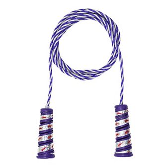 Wham-O Hula Hoop Jump Rope, Fitness Exercise Spiral Handles with Holographic Foil For Kids Girls