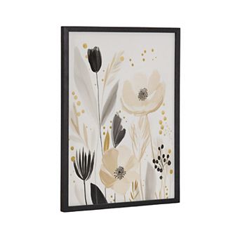 Gallery Modern Muted Cottage Floral Abstract Print by The Creative Bunch Studio