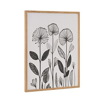 Gallery Simple Modern Linocut Botanicals Print by The Creative Bunch Studio