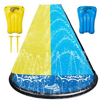 Wham-O Slip N Slide Double Wave Rider 18ft with Boogie, for Kids 5-12 Years Summer Toys Easy Setup