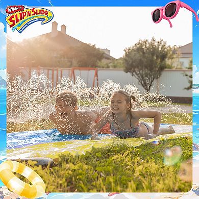 Wham-O Slip N Slide Double Wave Rider 18ft with Boogie, for Kids 5-12 Years Summer Toys Easy Setup
