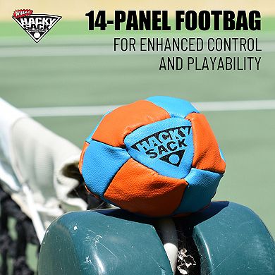 Wham-O Striker Hacky Sack 2.25" Footbag, Hand Stitched 14-Panel Foot Bag Portable Lightweight