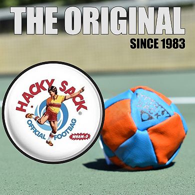 Wham-O Striker Hacky Sack 2.25" Footbag, Hand Stitched 14-Panel Foot Bag Portable Lightweight