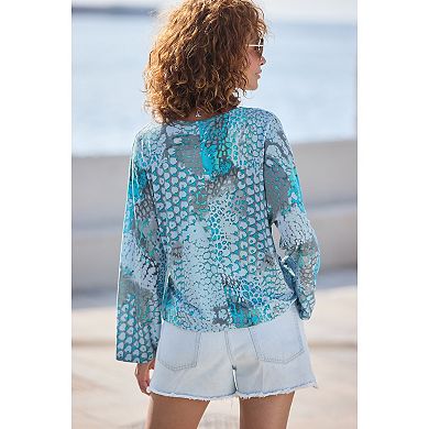 Lascana Women's Printed Long Sleeve Top