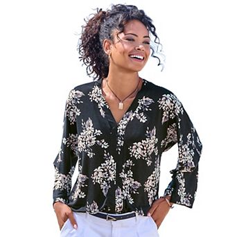 Lascana Women's Printed Long Sleeve Top