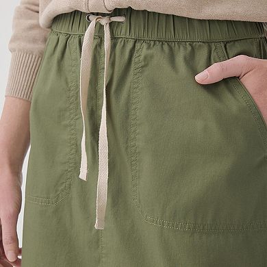 Daily Twill Skirt Made With Cotton