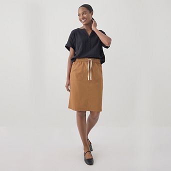 Daily Twill Skirt Made With Cotton