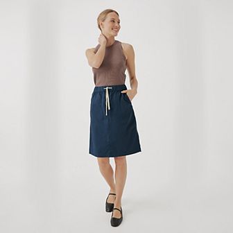 Daily Twill Skirt Made With Cotton