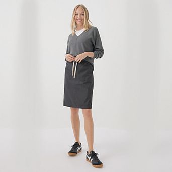 Daily Twill Skirt Made With Cotton