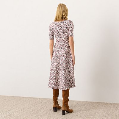 fit and flare juniors dresses Fit & Flare Midi Shirt Dress | A-Line Dress