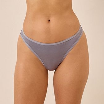 Everyday Mid Rise Thong 5-Pack Made With Cotton