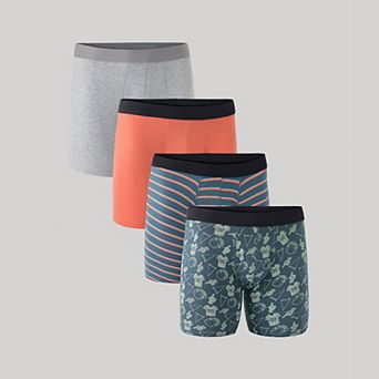 Everyday Extended Boxer Brief 4-Pack Made With Cotton