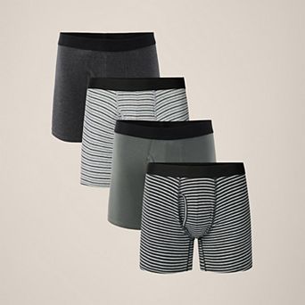 Everyday Boxer Brief 4-Pack Made With Cotton
