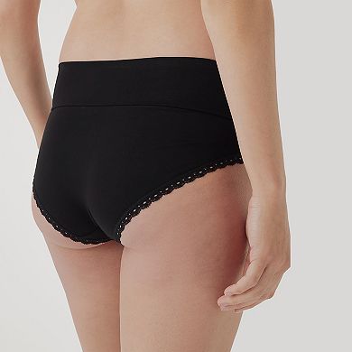 Maternity Foldover Hipster 4-Pack Made With Cotton