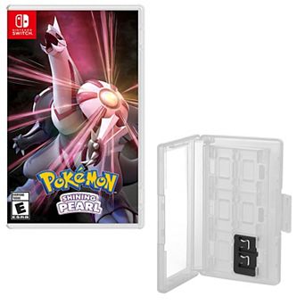 Pokemon Pearl for Nintendo Switch With Hard Shell 12 Game Caddy