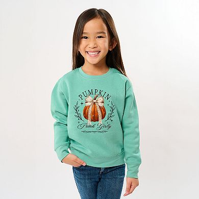 Coquette Pumpkin Patch Girly - Youth Graphic Sweatshirt