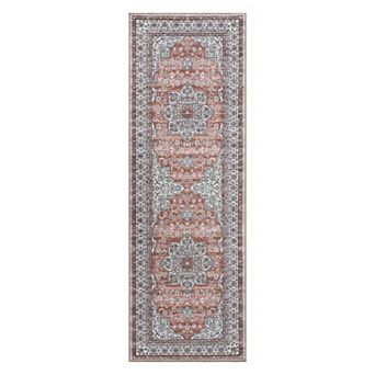 Ultra Thin Washble Rug Resistant Anti Slip Backing Rugs for Living Room Vintage Home Decor Area Rug