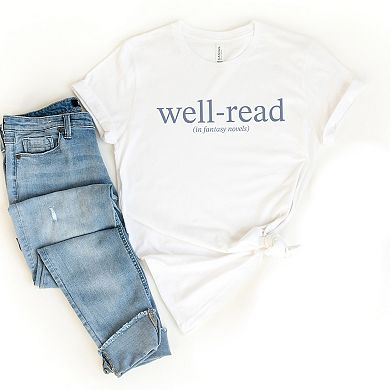 Well-Read In Fantasy Novels - Women's Short Sleeve Graphic T-Shirt