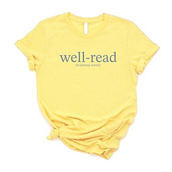 Well-Read In Fantasy Novels - Women's Short Sleeve Graphic T-Shirt