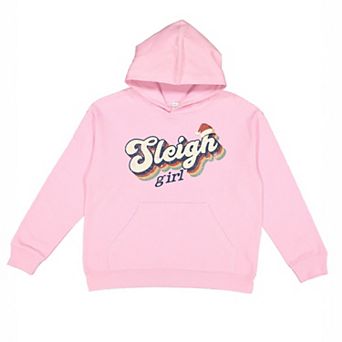 Sleigh Girl Retro Distressed - Youth Graphic Hoodie