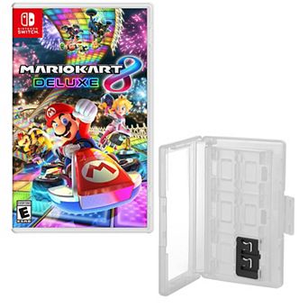 Hard Shell 12 Game Caddy, Mario Kart 8 Deluxe for Nintendo Switch