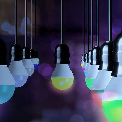 Smart LED Bulb 1.6 Million Colors, Wireless, RGB, App & Voice Control Light